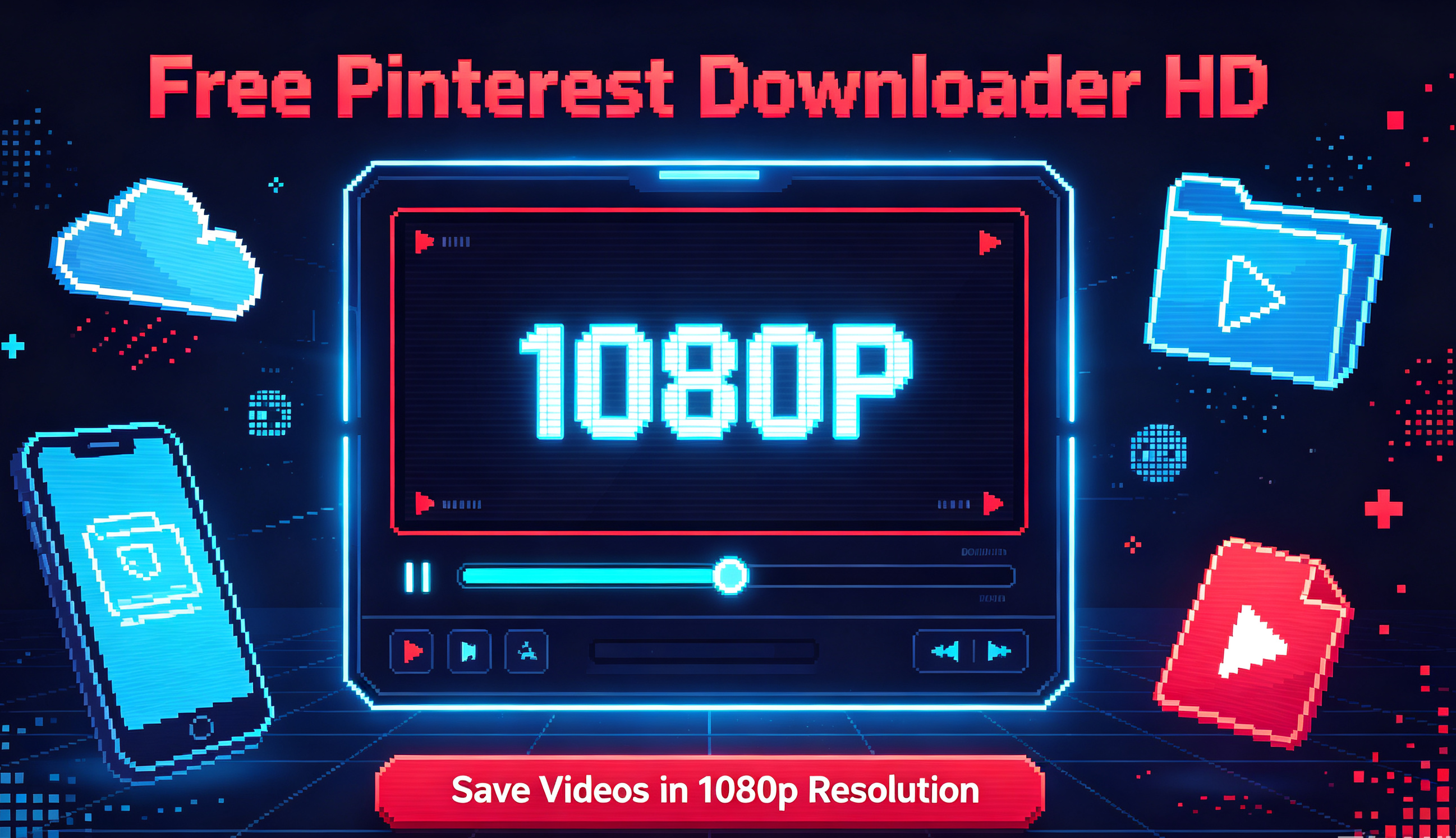 Free Pinterest Downloader HD - Save Videos in 1080p Resolution
