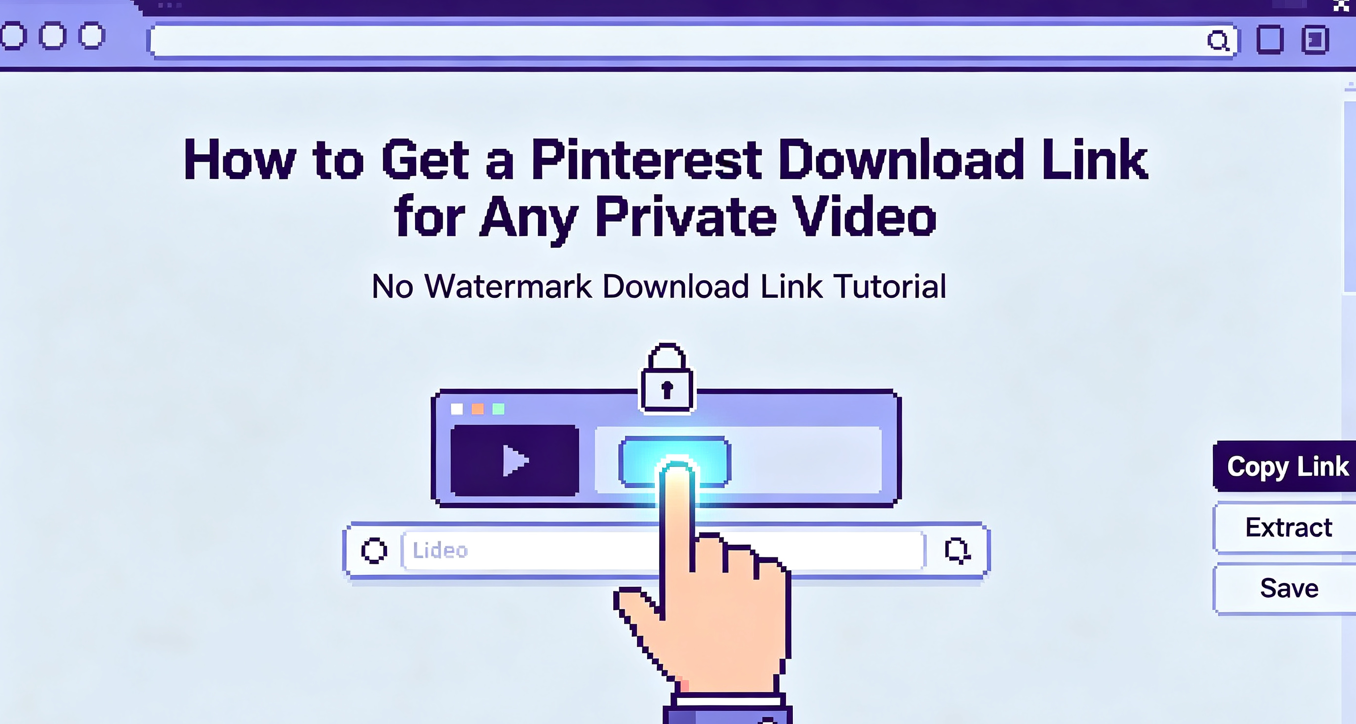How to Get a Pinterest Download Link for Any Private Video
