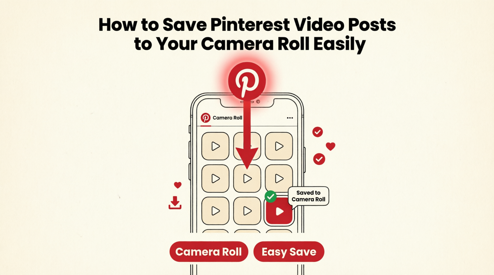 How to Save Pinterest Video Posts to Your Camera Roll Easily
