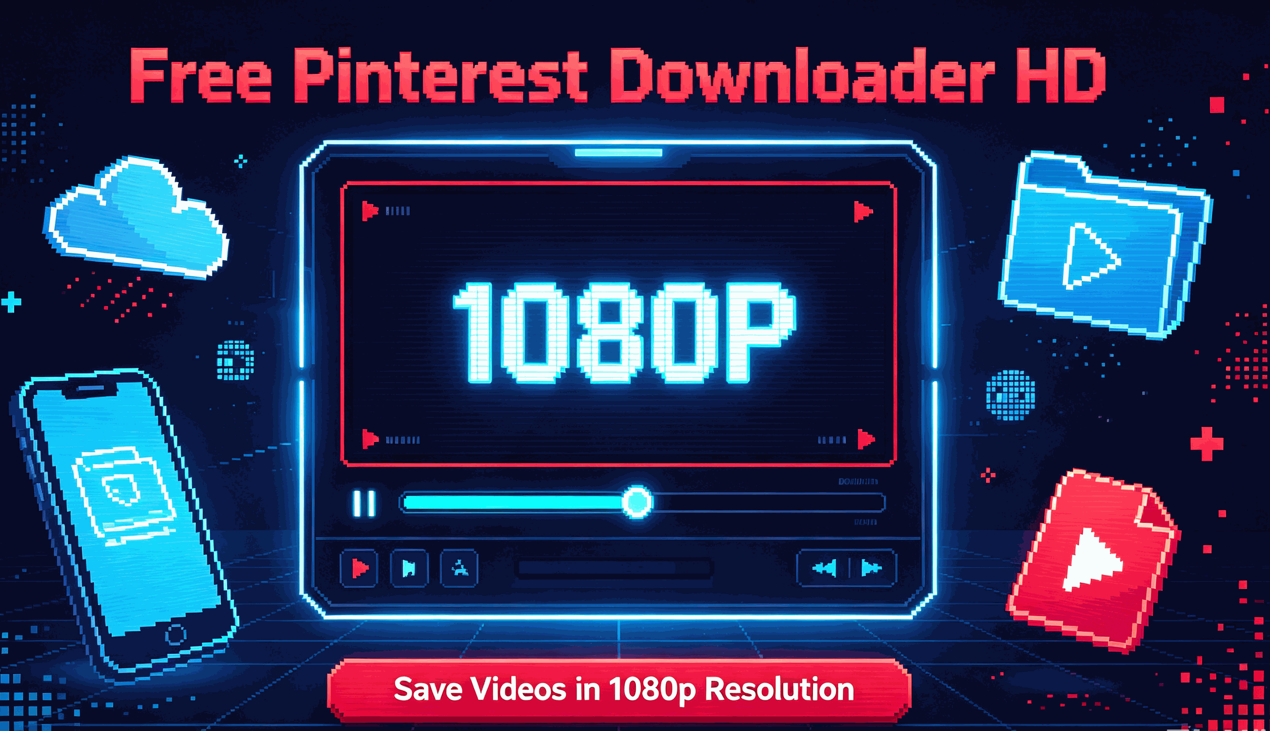 Free Pinterest Downloader HD - Save Videos in 1080p Resolution