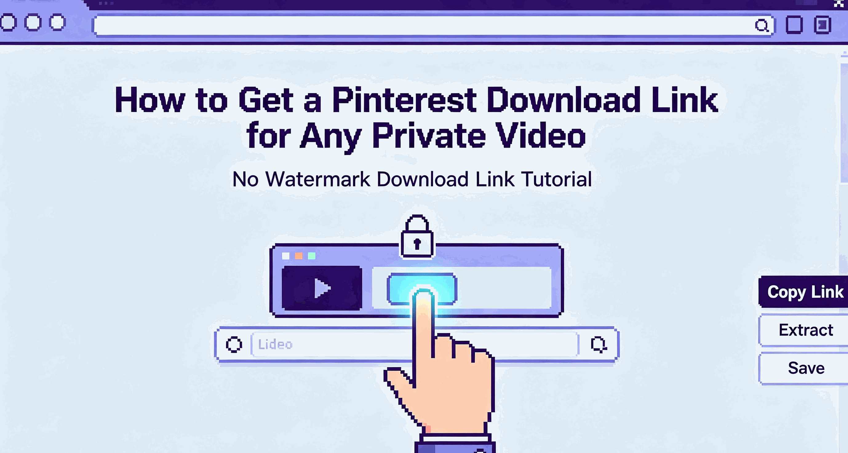 How to Get a Pinterest Download Link for Any Private Video