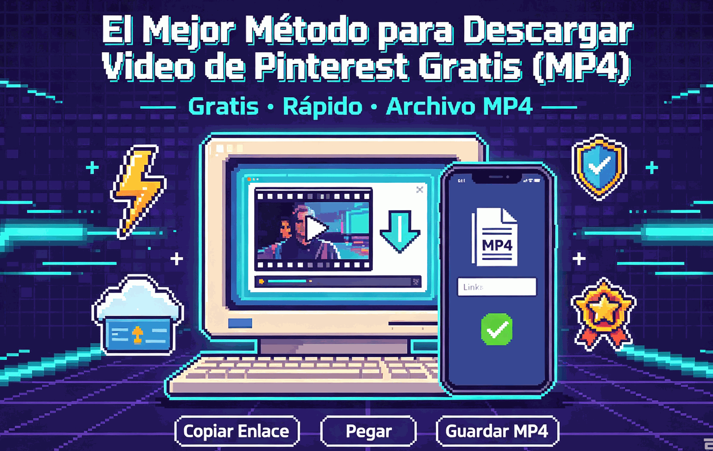 El Mejor Método para Descargar Video de Pinterest Gratis (MP4)